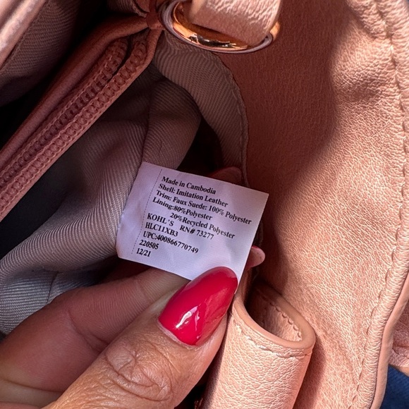 LC Lauren Conrad Pink Tote Bag - Picture 5 of 9